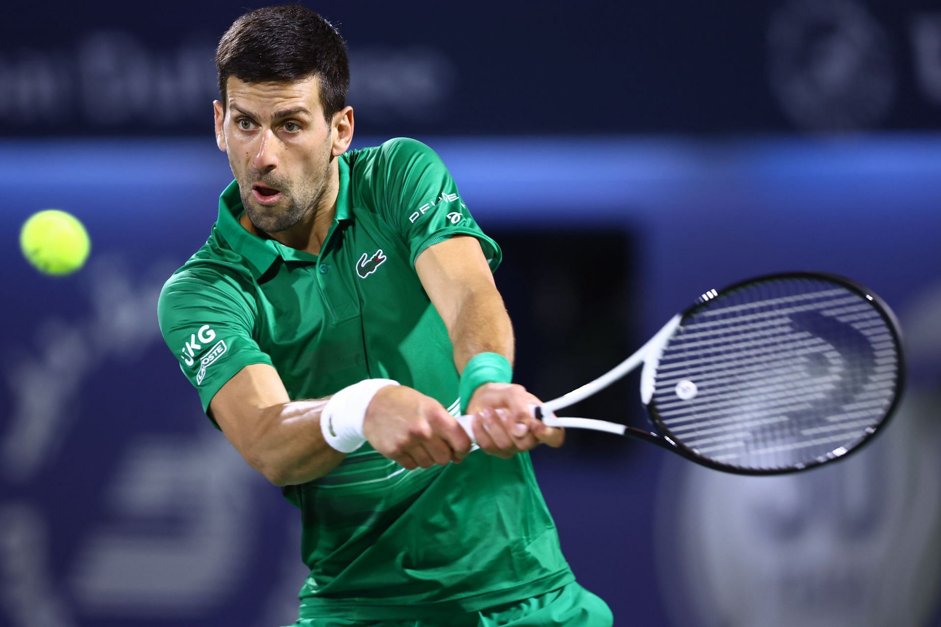 Novak Djokovic at the 2022 Dubai Duty Free Tennis Championships