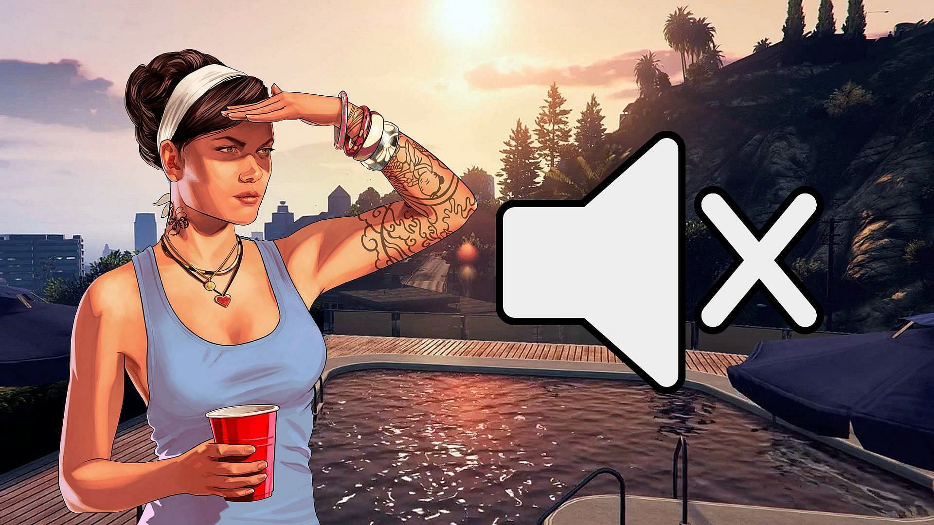 Muting players in GTA Online on the PS5 is easy (Image via Rockstar Games)