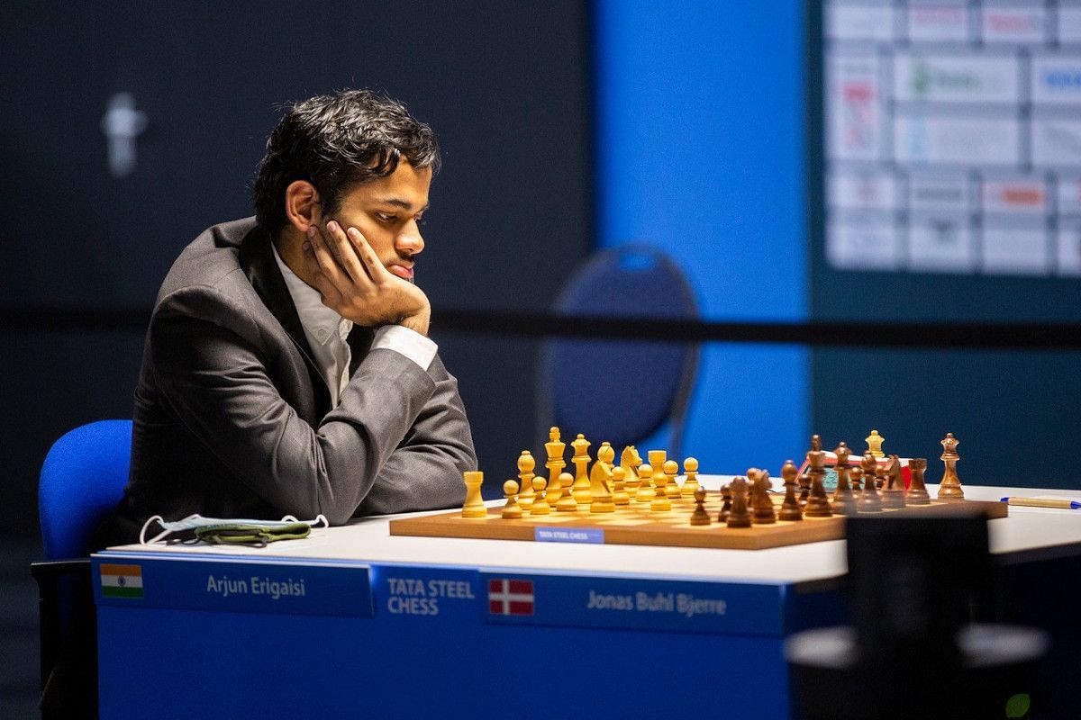 Arjun Erigaisi starts as the top seed in the Delhi International Open Chess tournament. (Pic credit: AICF)