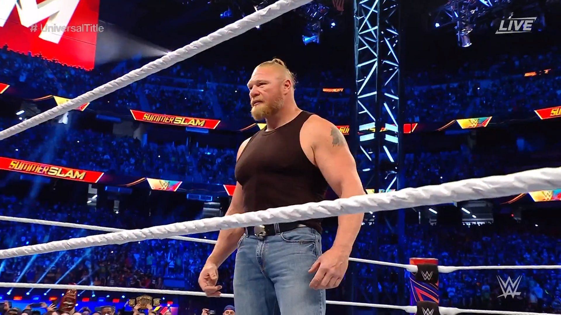 Brock Lesnar returned to WWE at SummerSlam 2021 to confront Roman Reigns.