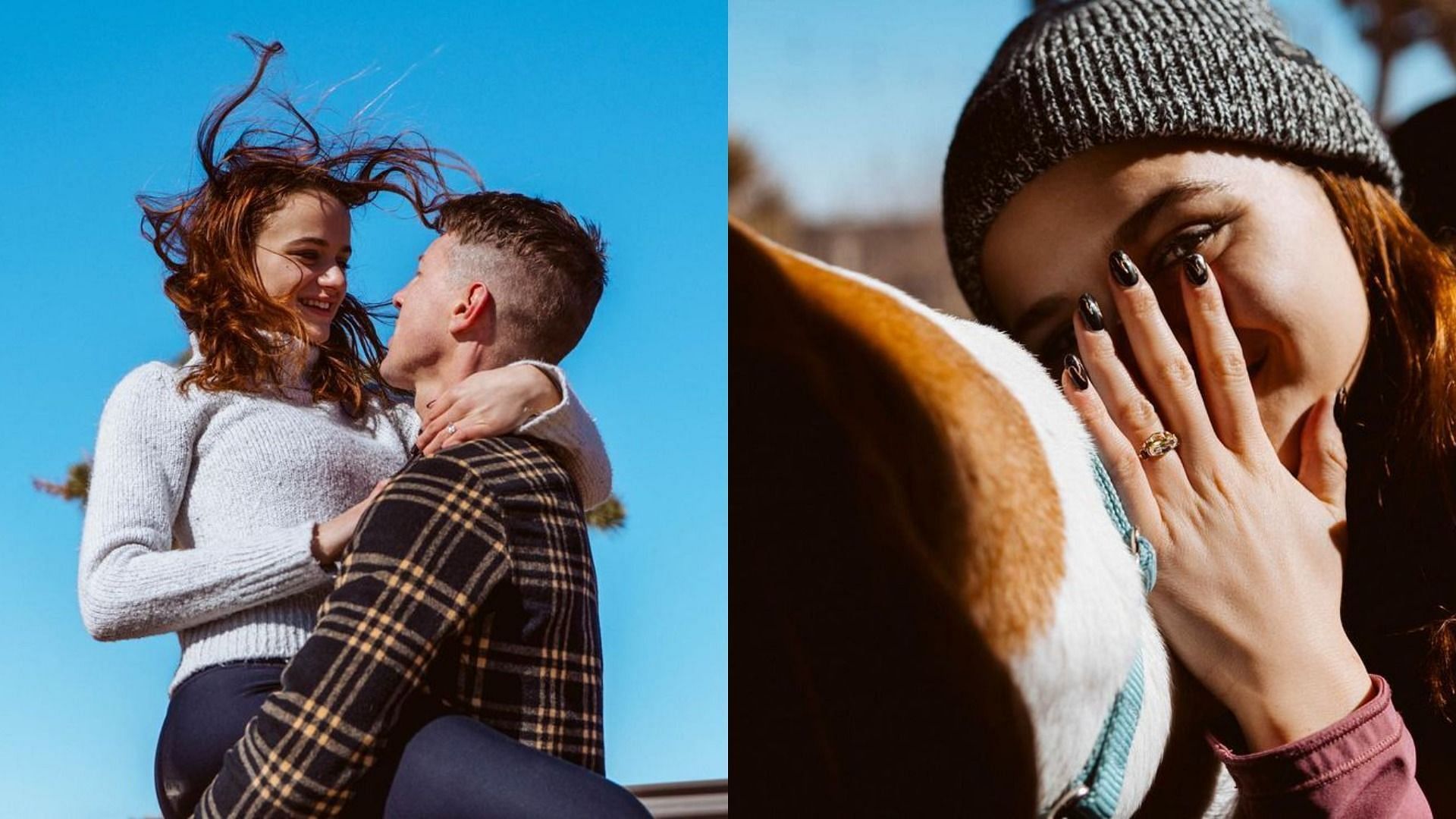 Joey King got engaged with her longtime boyfriend, Steven Piet (Image via Steven Piet/Instagram)