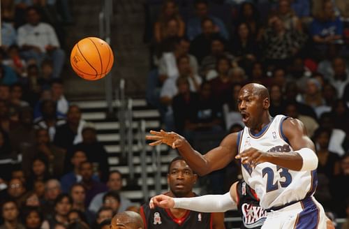 Michael Jordan during his stint with the Washington Wizards