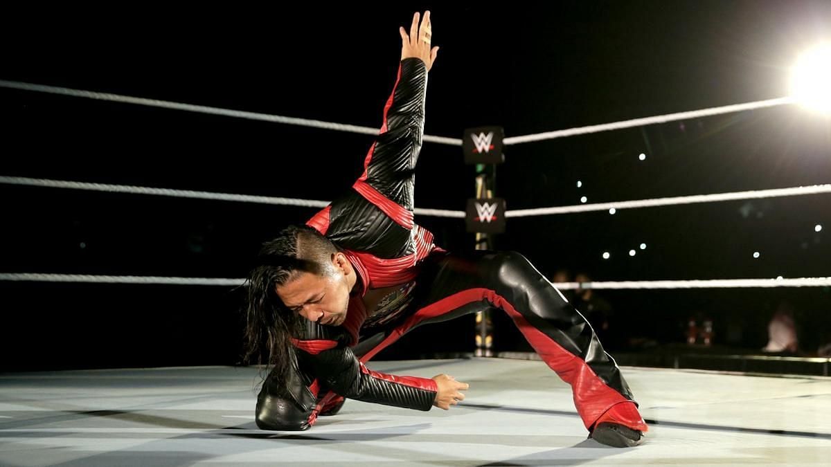 Shinsuke Nakamura making his WWE entrance