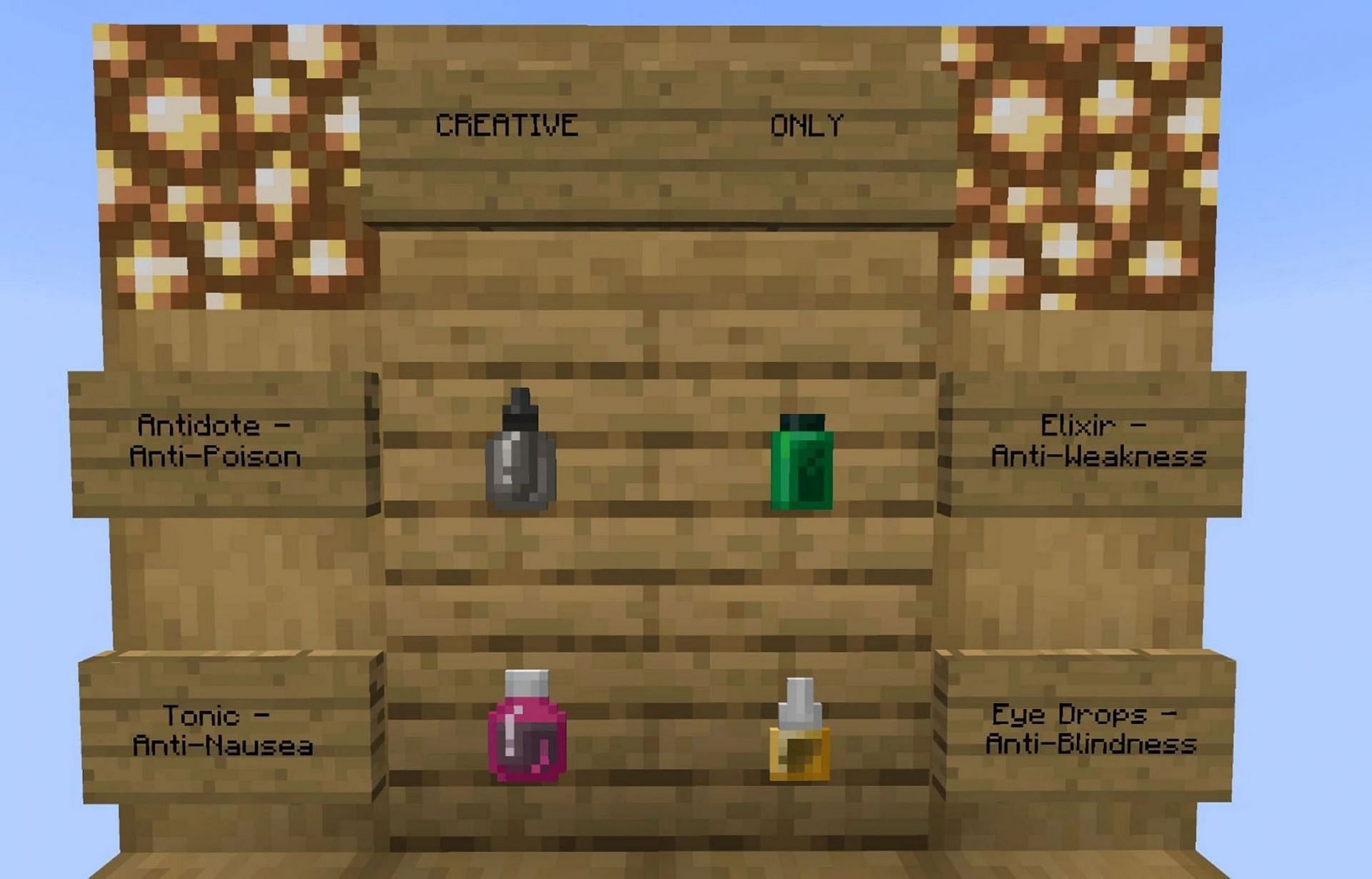Elixirs are one of a few medicines that can be made in Minecraft: Education Edition (Image via Mojang)