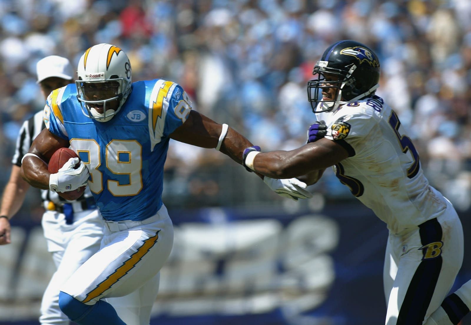 Tight end David Boston with the San Diego Chargers 