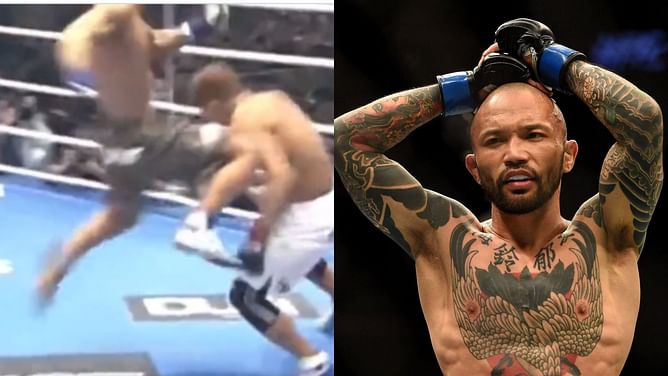 Watch: When late UFC fighter Norifumi 'Kid' Yamamoto landed a 4-second flying knee KO 13 years before Jorge Masvidal stunned Ben Askren