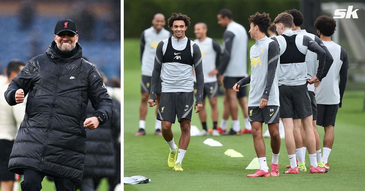 Klopp drills his players ahead of their huge clash with the Gunners
