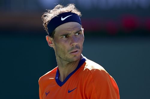 Rafael Nadal at the BNP Paribas Open.