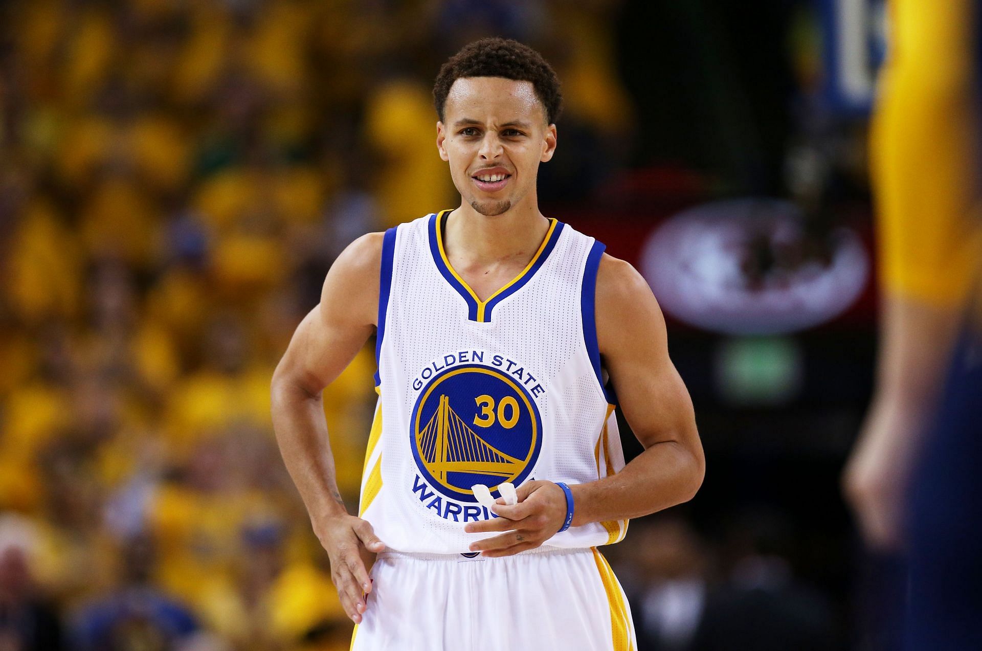 Stephen Curry 2015 NBA Finals Game 5 Golden State Warriors SATIN