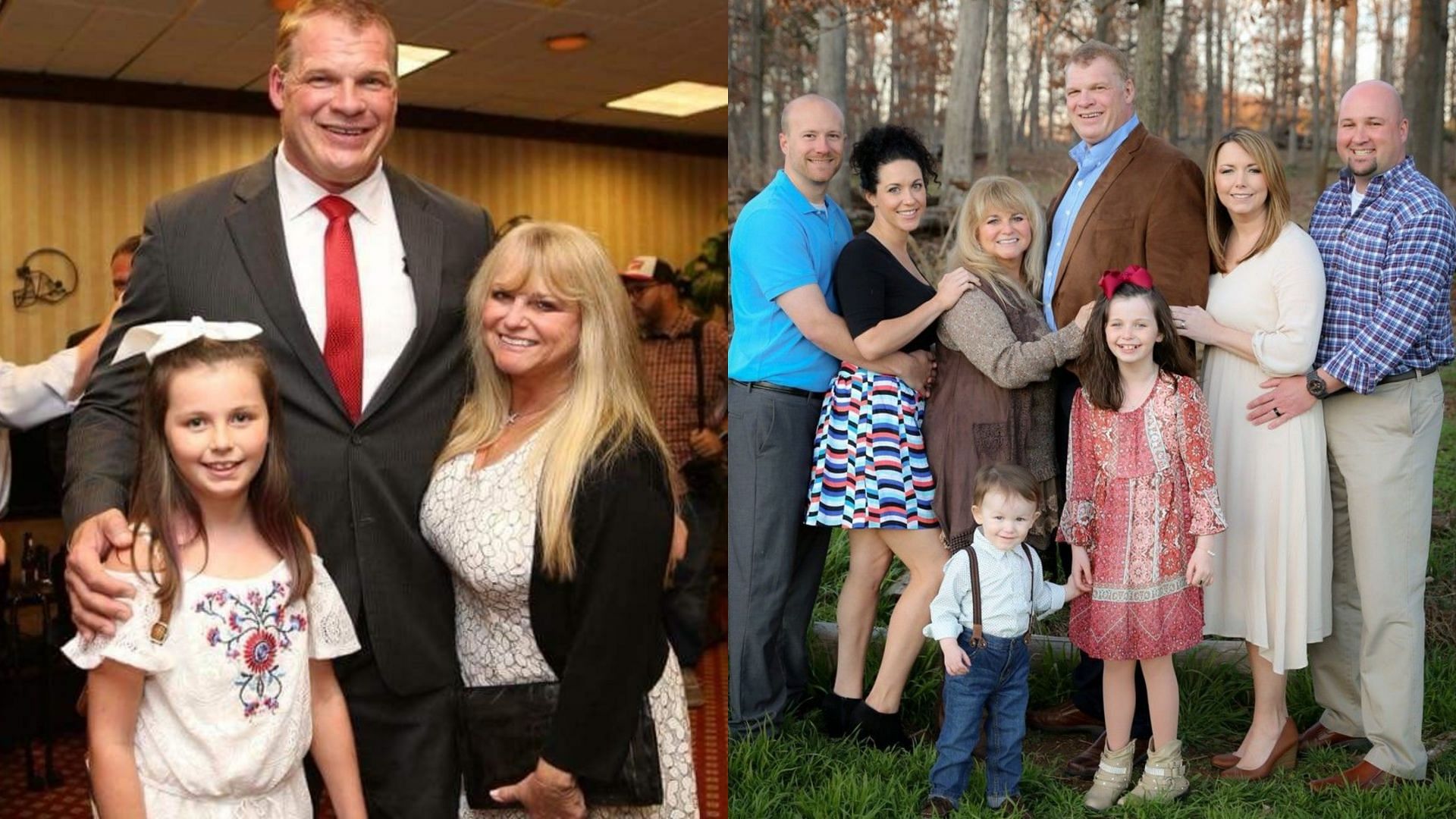 WWE Hall of Famer Kane with his family