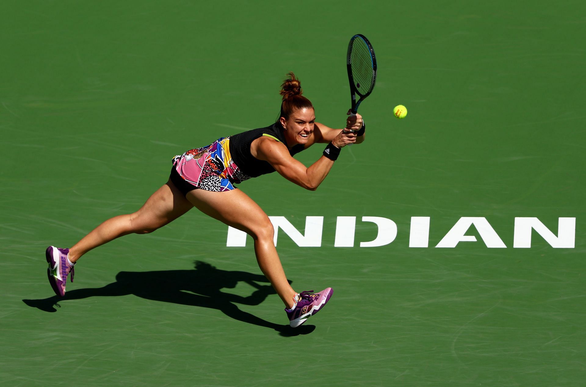 Maria Sakkari reached the semifinals of the Miami Open last year.