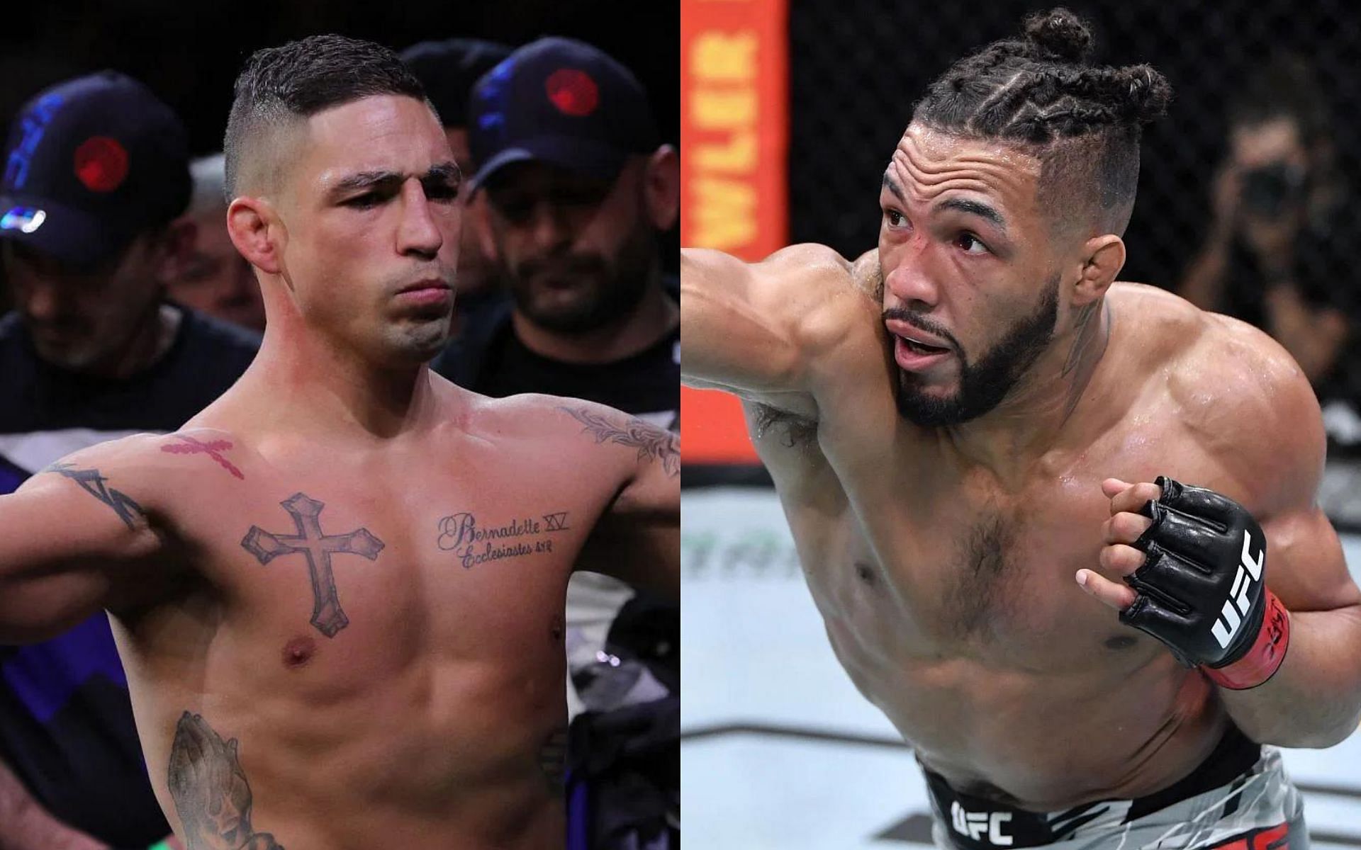 Diego Sanchez [left], Kevin Lee [right]