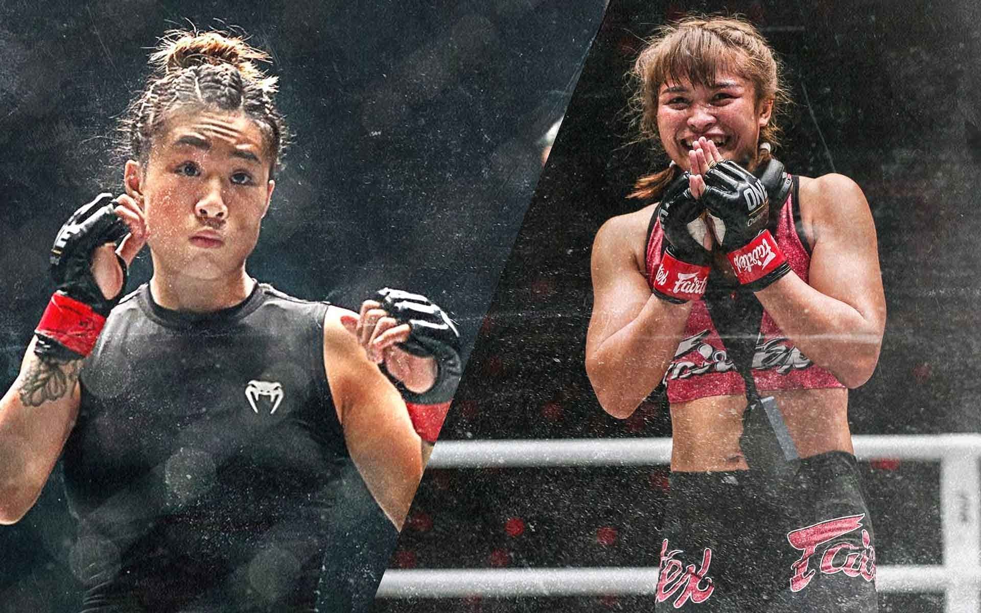 Angela Lee (L), Stamp Fairtex (R) [Photos: ONE Championship]