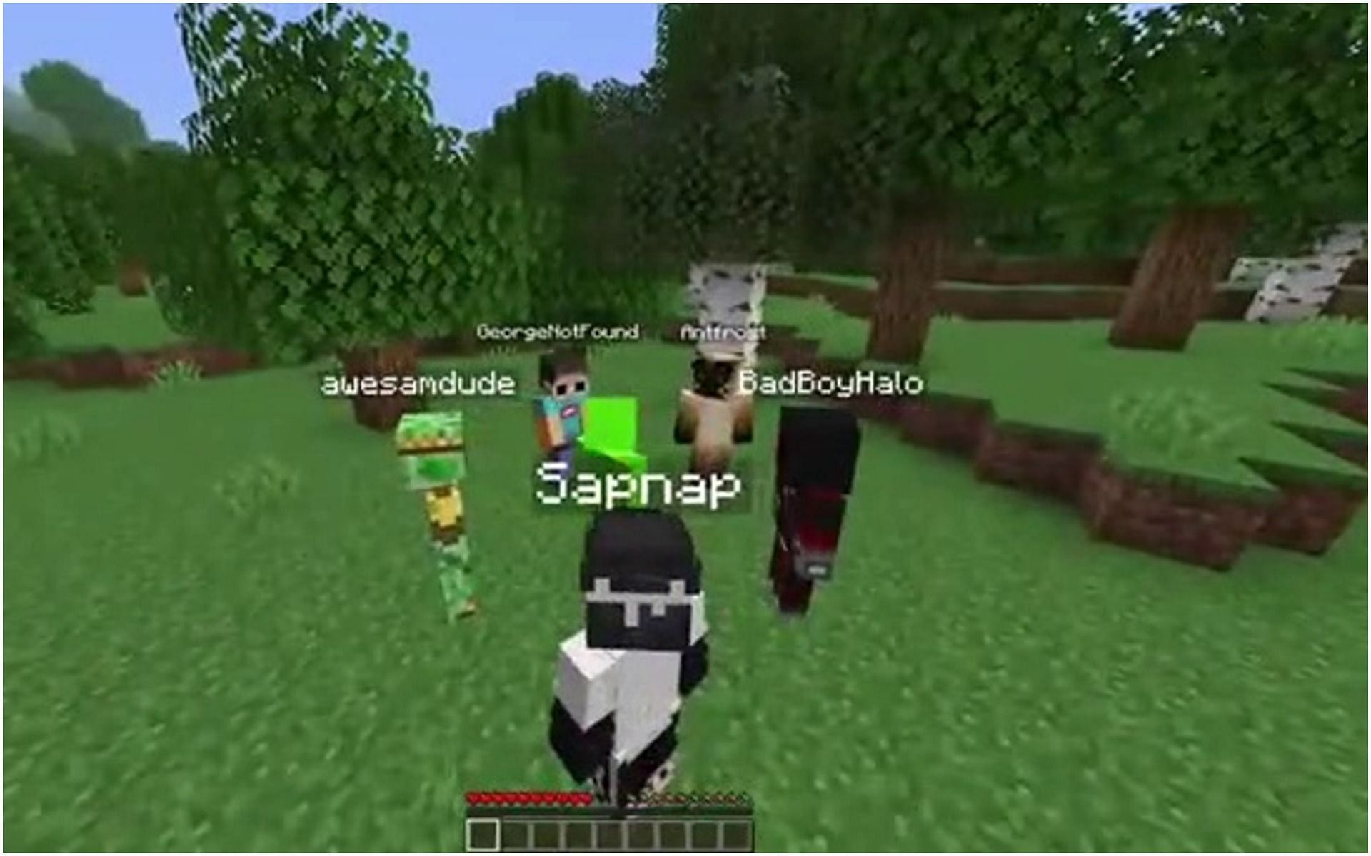 Minecraft Manhunt is quite popular (Image via Dream/YouTube)