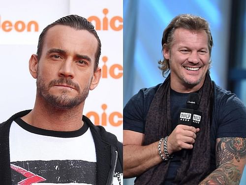 CM Punk (left) and Chris Jericho (right)