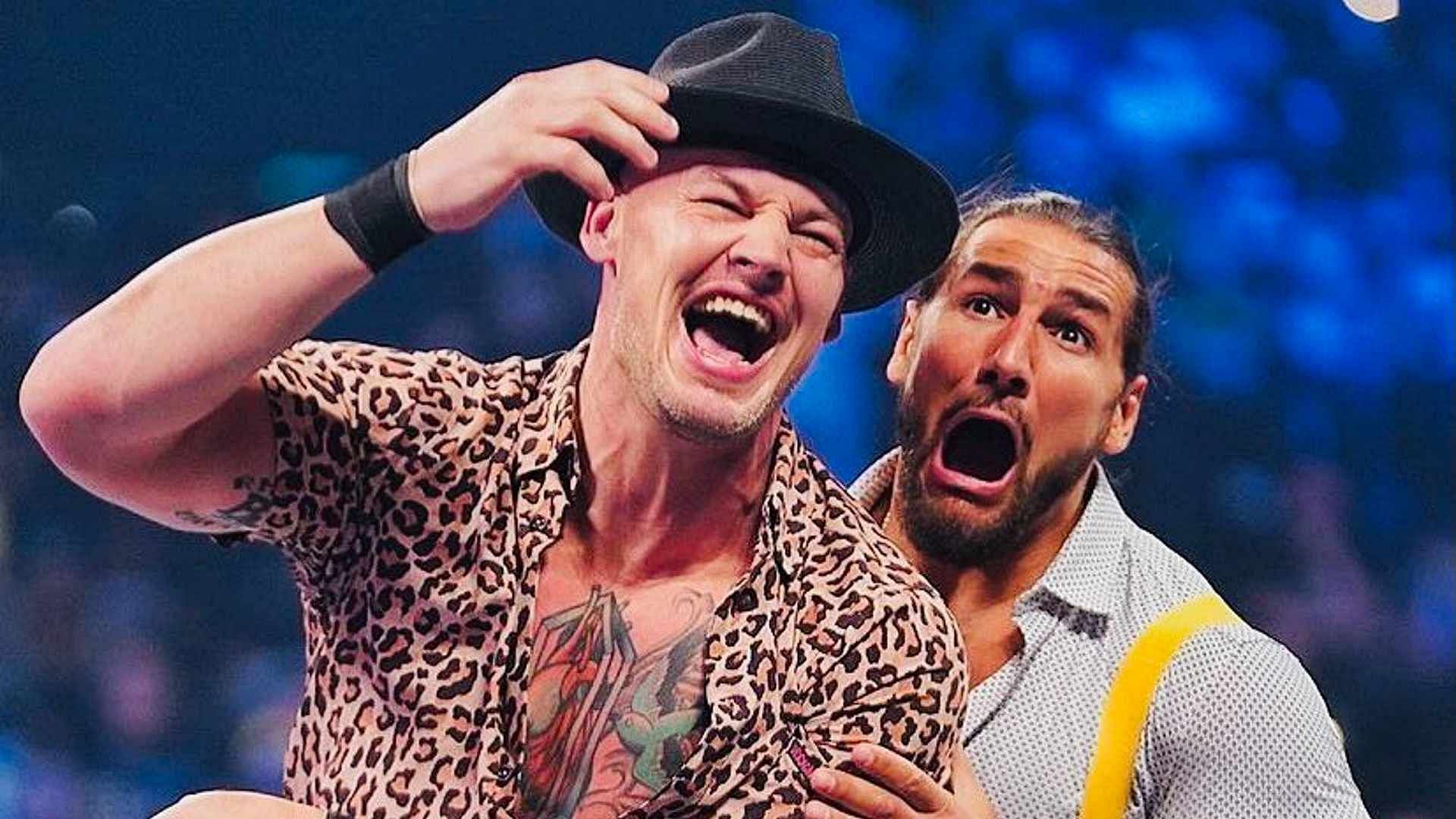 Happy Corbin and Madcap Moss on SmackDown