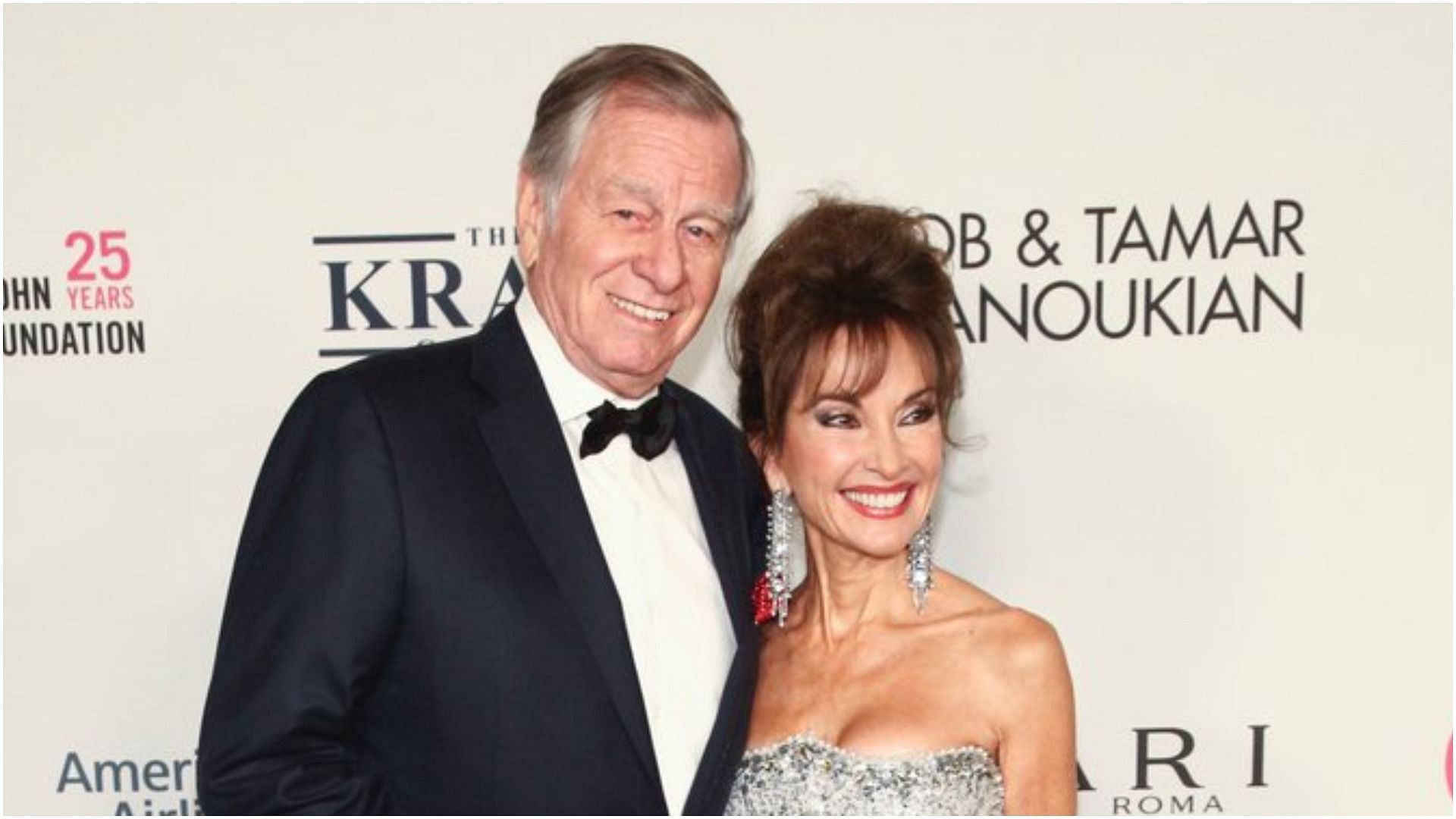 Helmut Huber mainly was known as the husband of Susan Lucci (Image via MicheleValJean/Twitter)