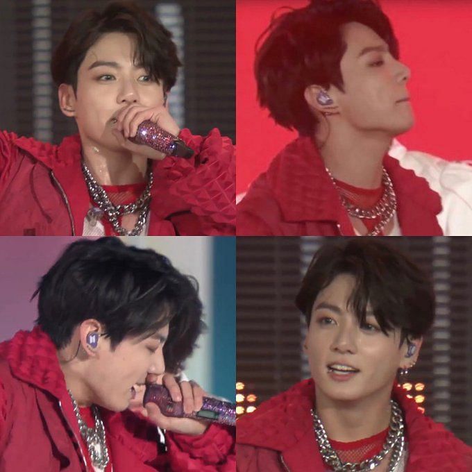BTS concert: V turns model; ARMY reacts to Jungkook in red jacket