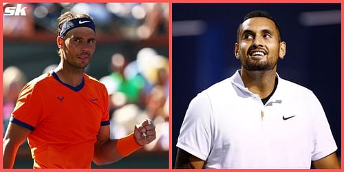 Rafael Nadal takes on Nick Kyrgios in the quarterfinals of the Indian Wells Masters