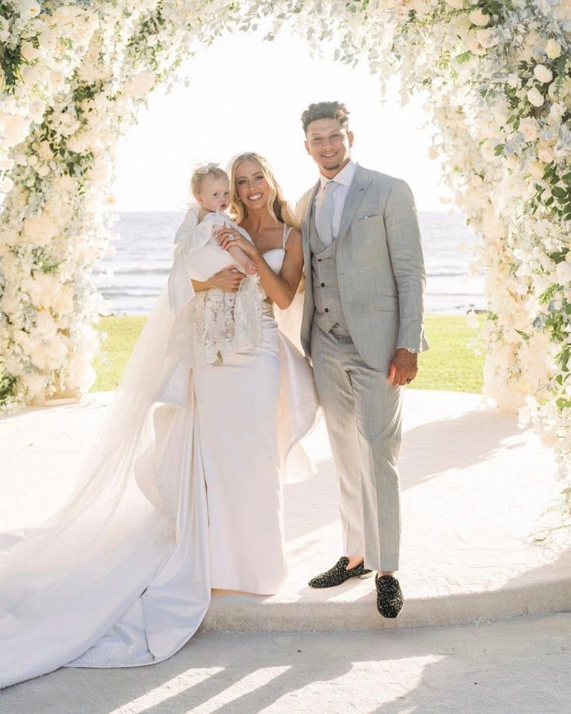 Patrick Mahomes and Brittany Matthews get married (Picture Courtesy IG: Brittany Matthews)