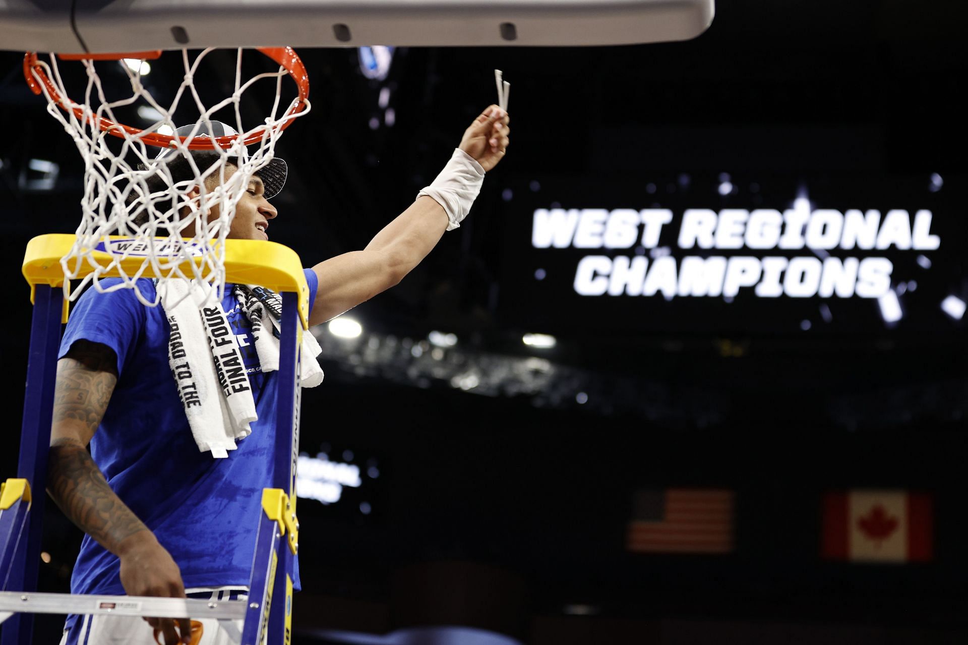 Banchero and the West region champions will look to cut down more nets for the national championship.