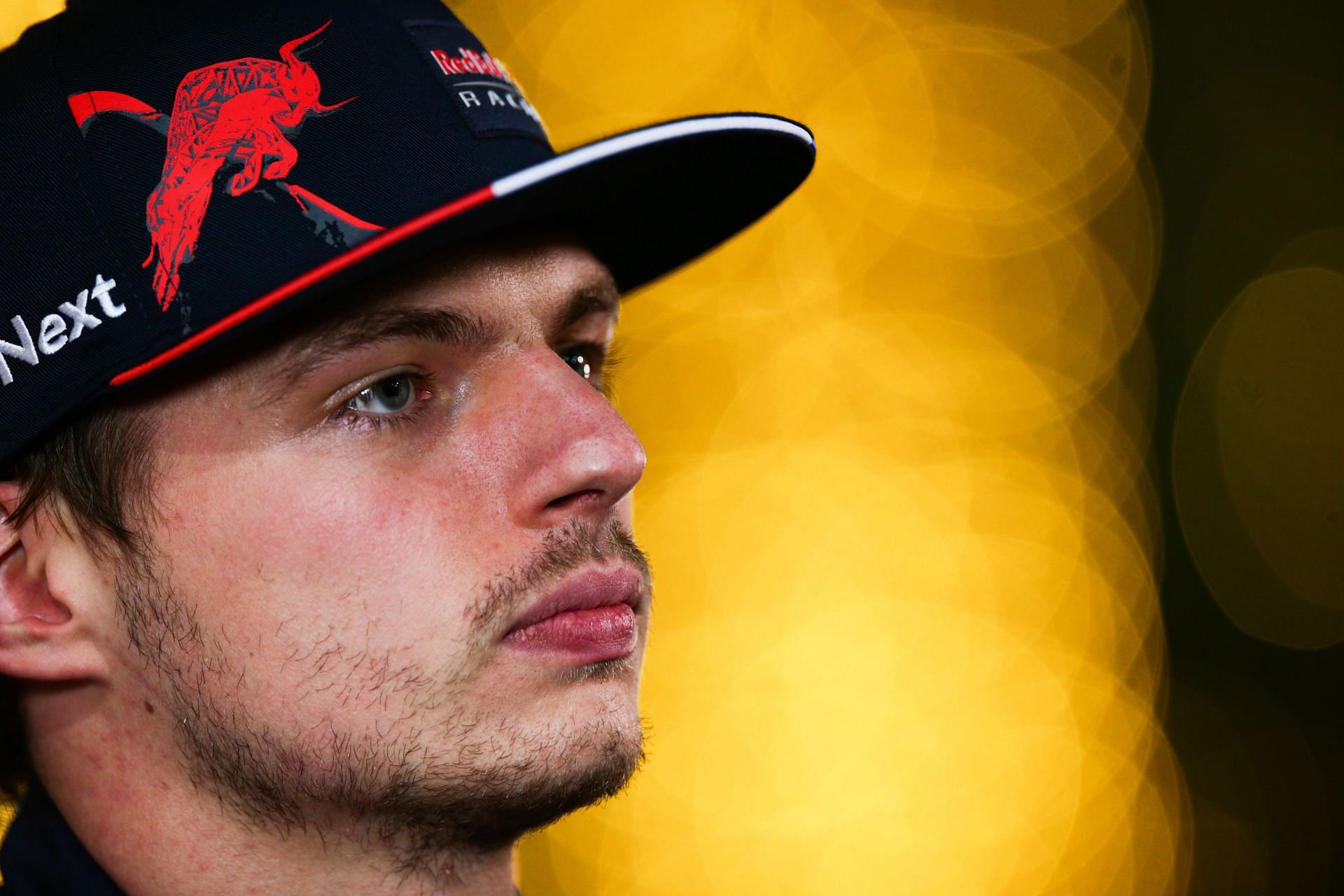 Max Verstappen after the 2022 F1 Bahrain GP qualifying session (Photo by Peter Fox/Getty Images)