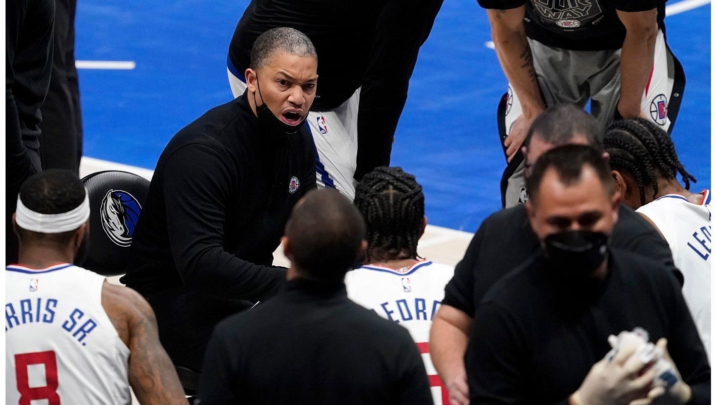 Ty Lue has done an incredibly impressive job coaching the depleted LA Clippers this season. [Photo: Orange County Register]