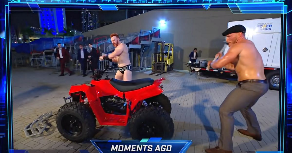 Sheamus and Ridge Holland wrecked Big E&#039;s ATV on SmackDown.