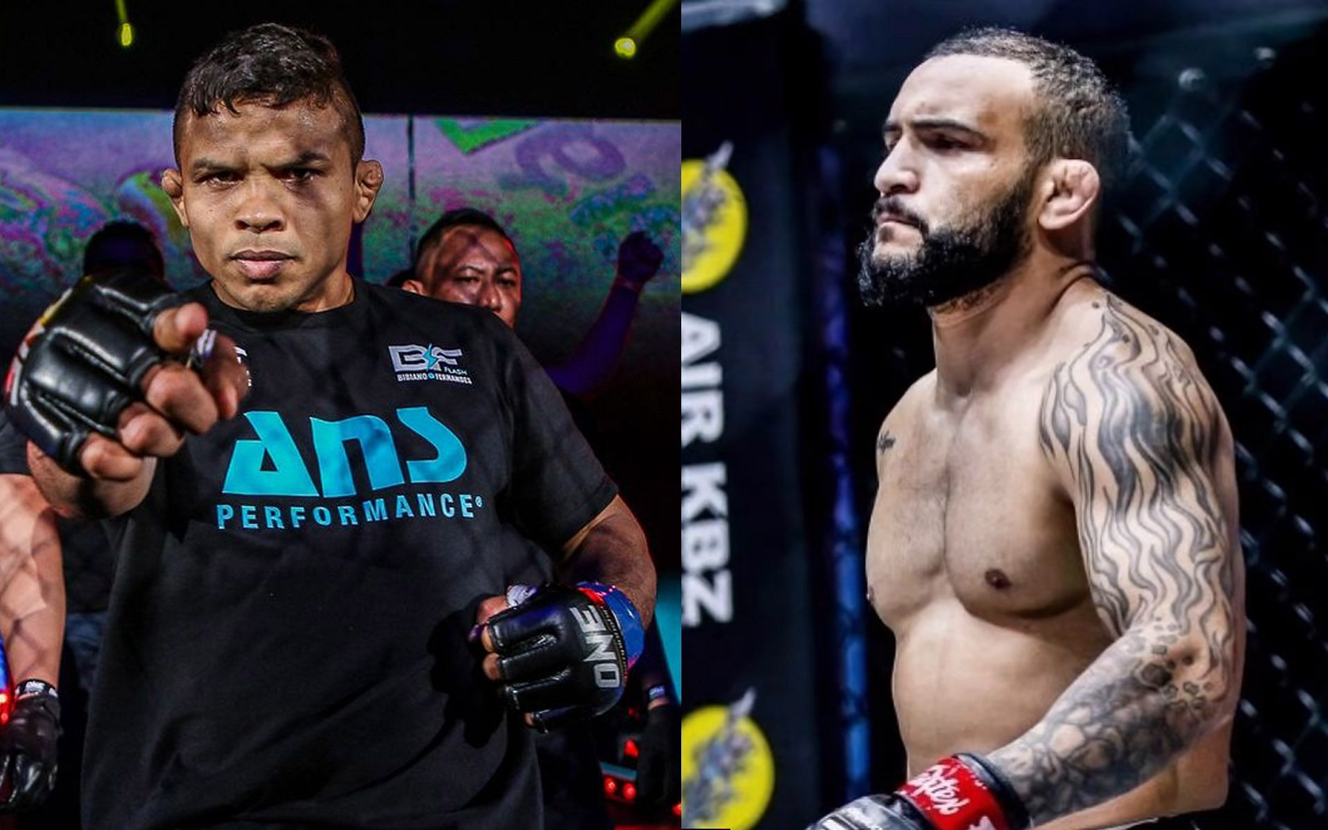 Bibiano Fernandes (Left) has stayed ready for John Lineker (Right). | [Photos: ONE Championship/SCMP]