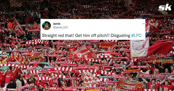 "What a cheap shot" - Liverpool fans frustrated with 'disgusting' Brighton player for his 'murderous intentions'
