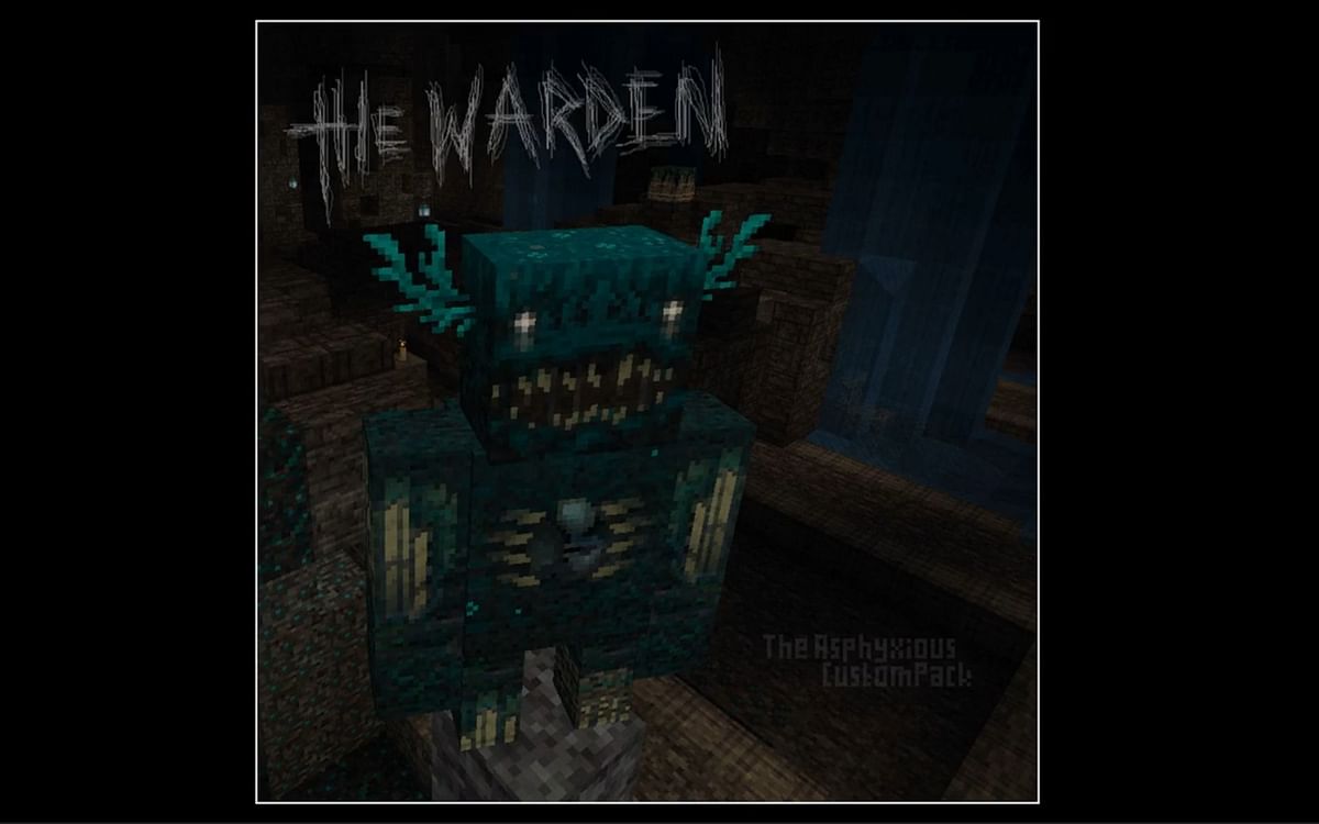 Minecraft Redditor Showcases Terrifying Custom Texture Pack Of The Warden 