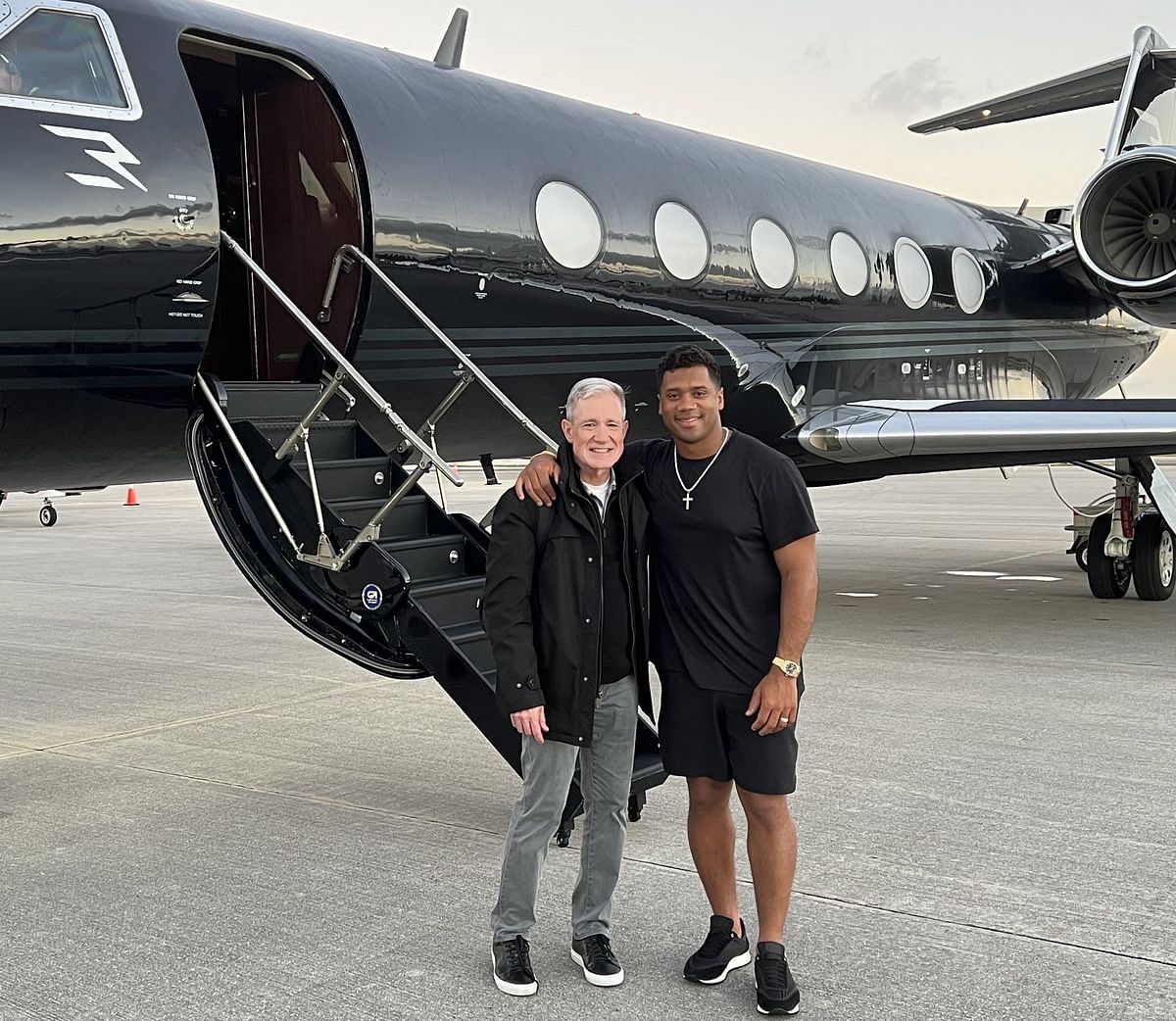 Why Russell Wilson's private jet got more attention than his