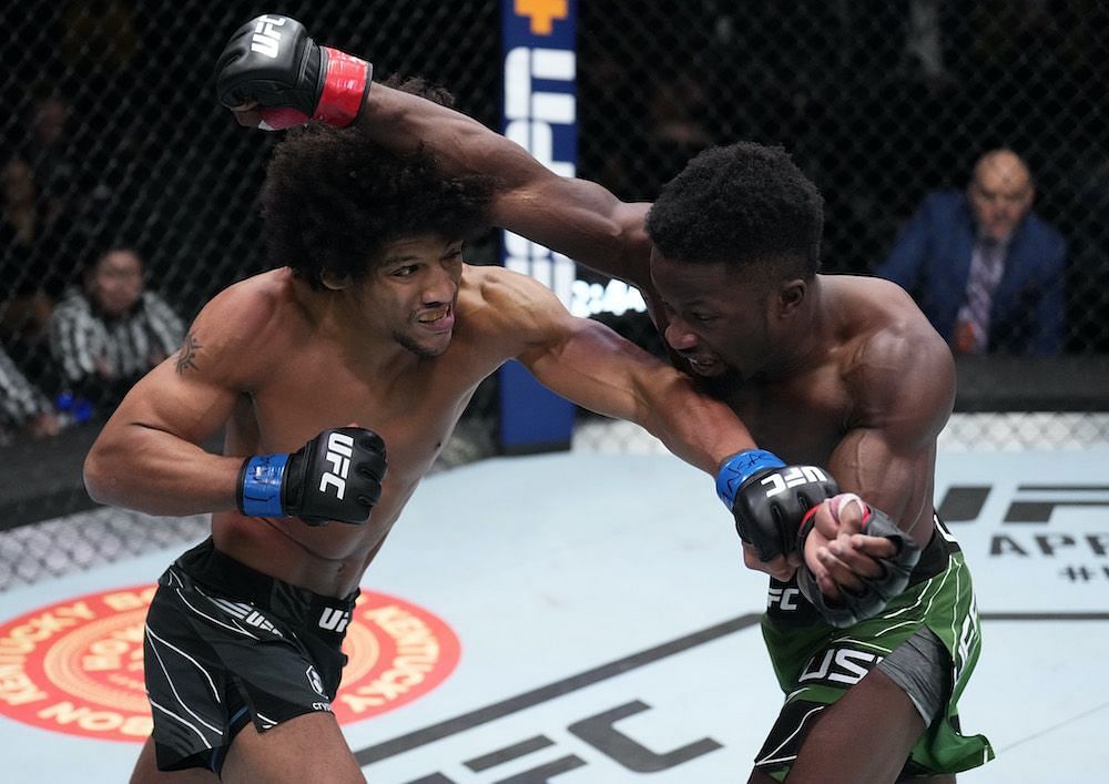 Sodiq Yusuff was impressive in his win over Alex Caceres.