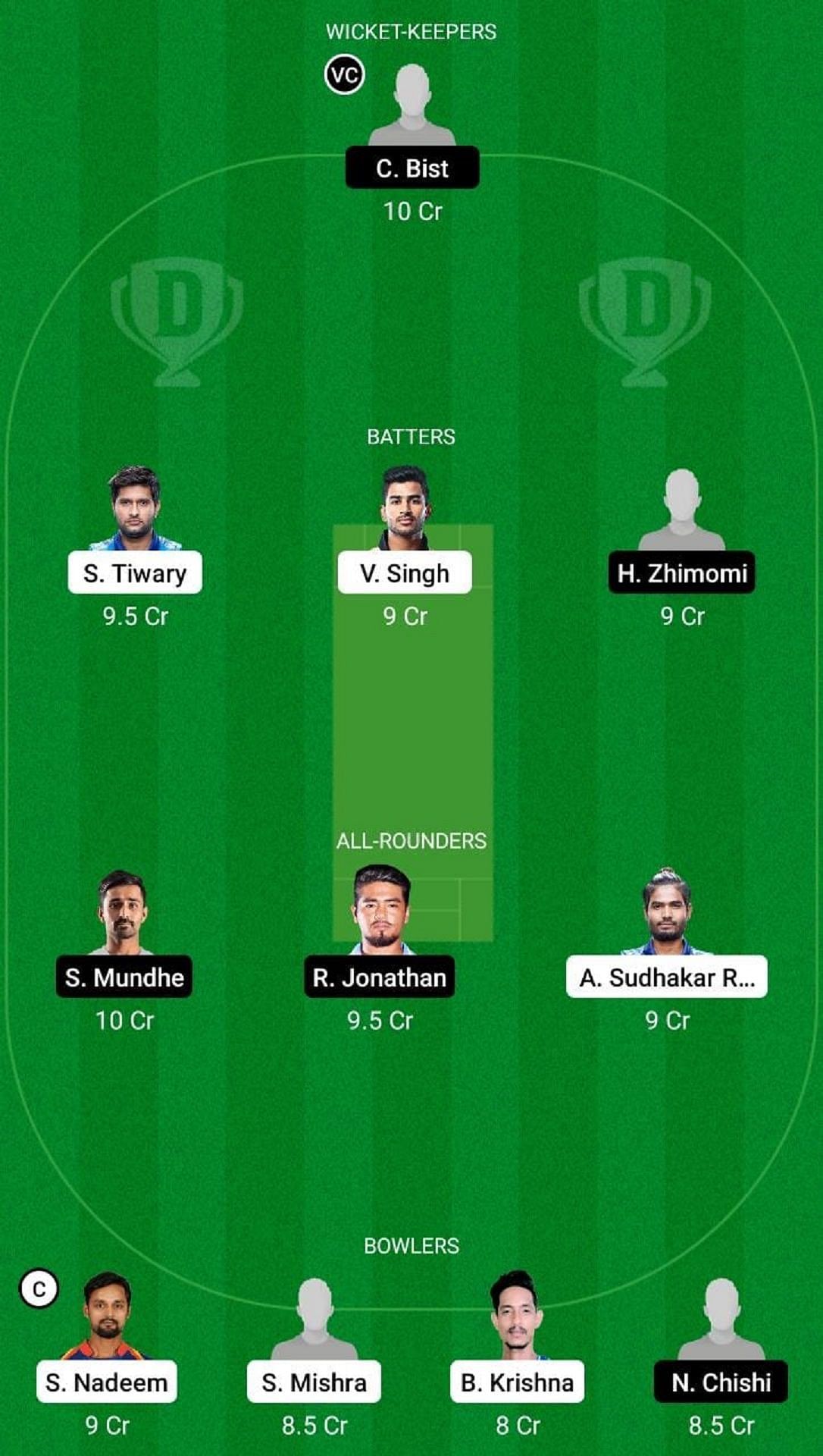 JHA vs NAG Dream11 Fantasy Suggestion #2