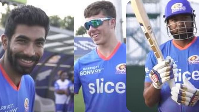 [Watch] Bumrah, Pollard and 'Baby AB' hit the MI nets ahead of IPL 2022