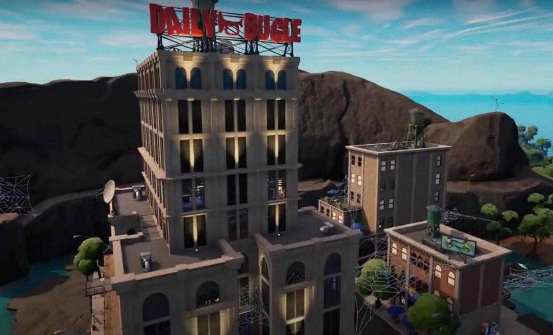 The Daily Bugle was destroyed in this event (Image via Epic Games)