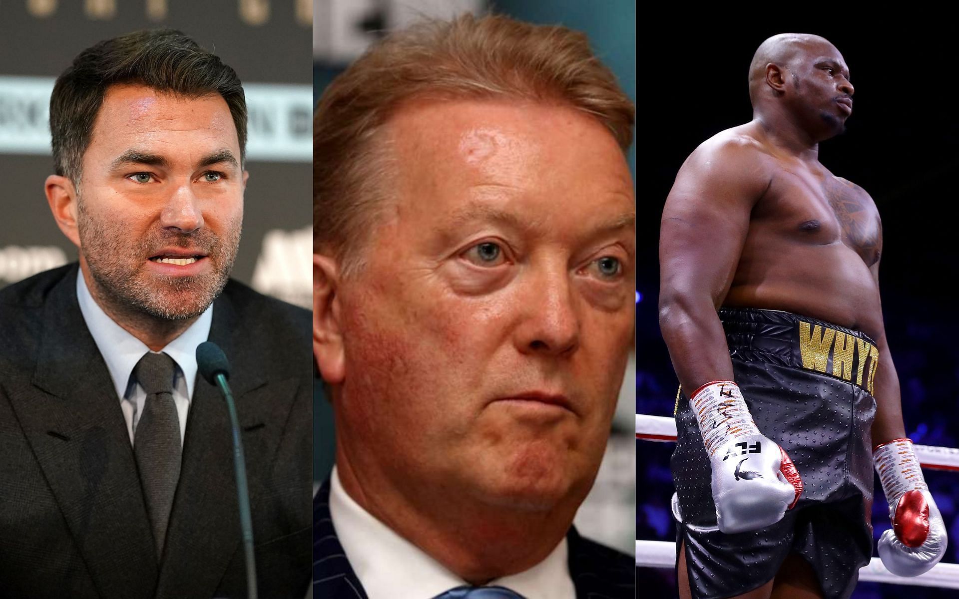 Eddie Hearn, Frank Warren, and Dillian Whyte