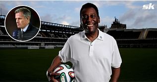 "A bit of a myth" - Jamie Carragher plays down claims that Brazilian legend Pele scored over 1000 official goals