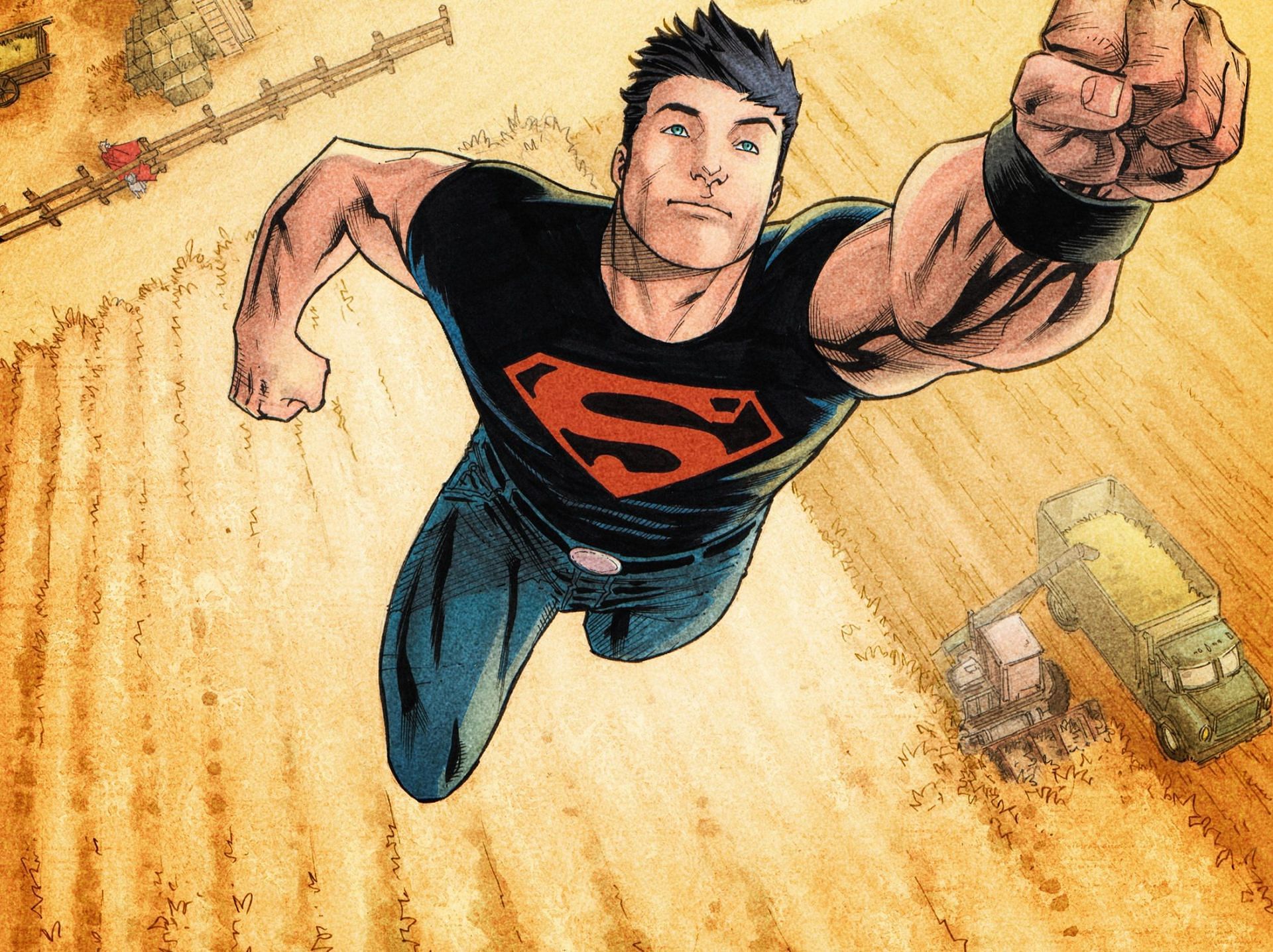 Superboy is a short-tempered version of Superman ( Image via DC)