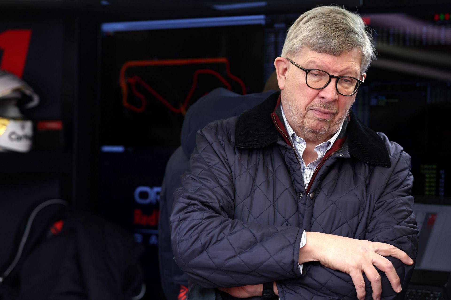 F1 managing director Ross Brawn during Day 3 of pre-season testing in Barcelona. (Photo by Mark Thompson/Getty Images)