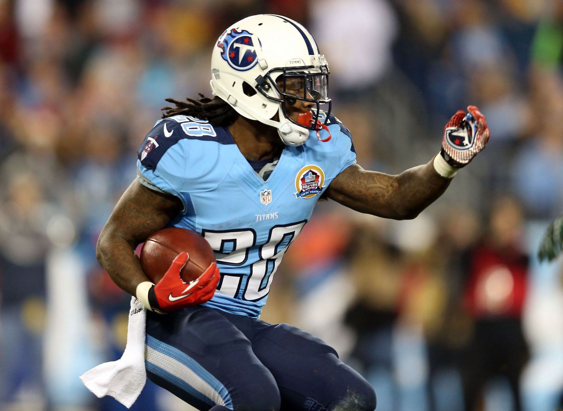 Tennessee Titans running back Chris Johnson