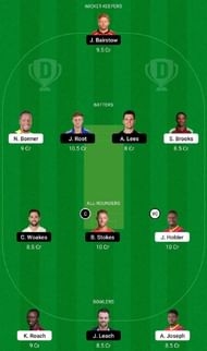 WI vs ENG Dream11 Fantasy Tip #1