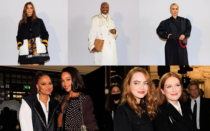 Emma Stone Attends Louis Vuitton Womenswear Editorial Stock Photo