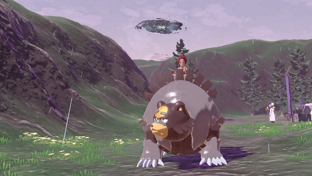 Ursaluna is the second ride Pokemon players get in the game (Image via Game Freak)
