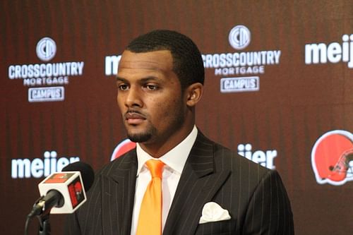 Cleveland Browns quarterback Deshaun Watson (Courtesy of Audacy.com)