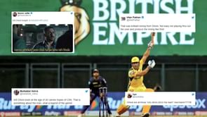 "Thala is back!"- Fans erupt as 'vintage' MS Dhoni smashes 50 against KKR in IPL 2022