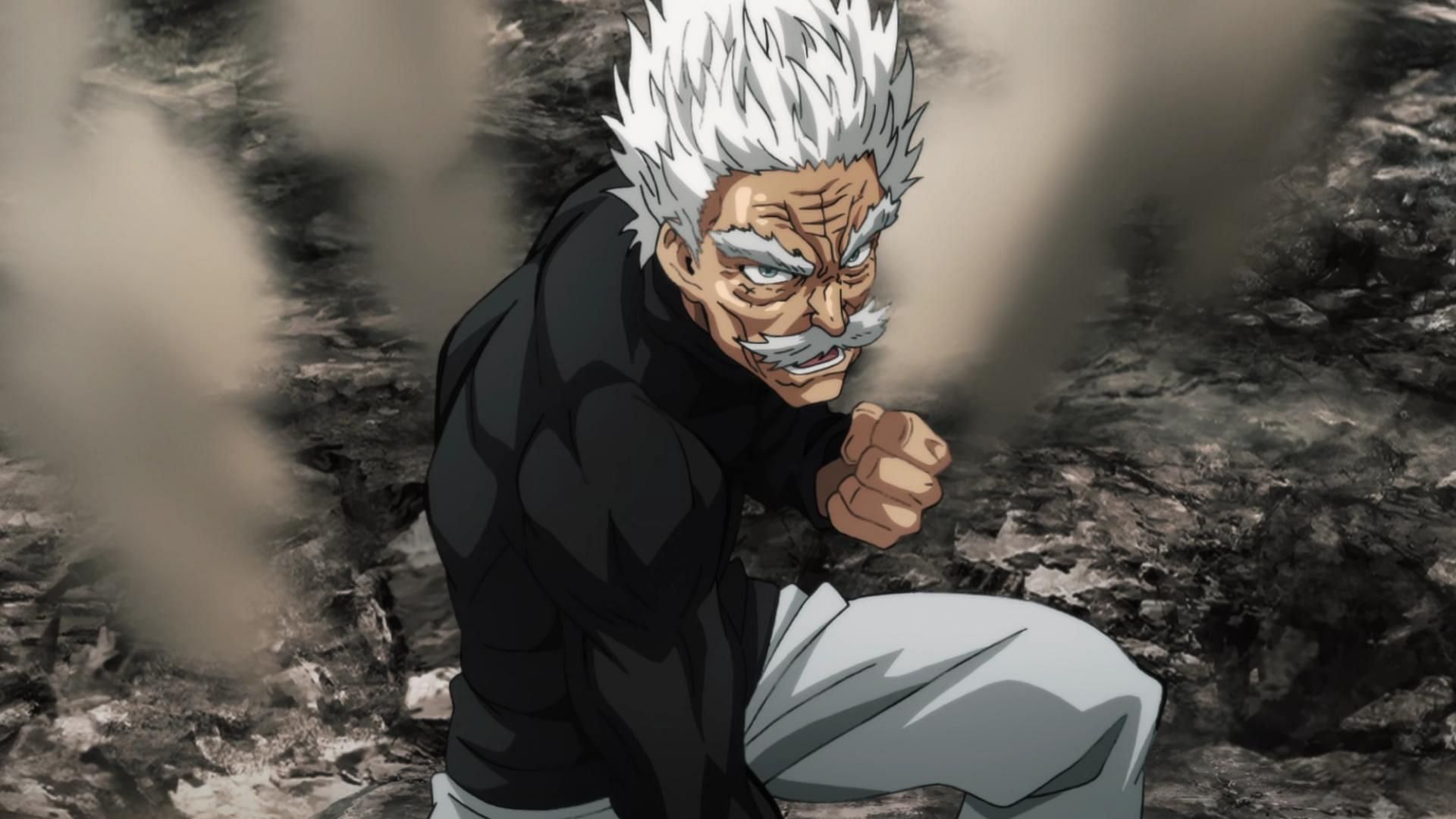 Silver Fang as seen in the anime One Punch Man (Image Via Toei Madhouse)