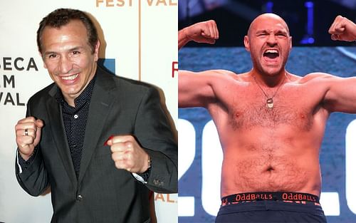 Ray Mancini (left) and Tyson Fury (right)