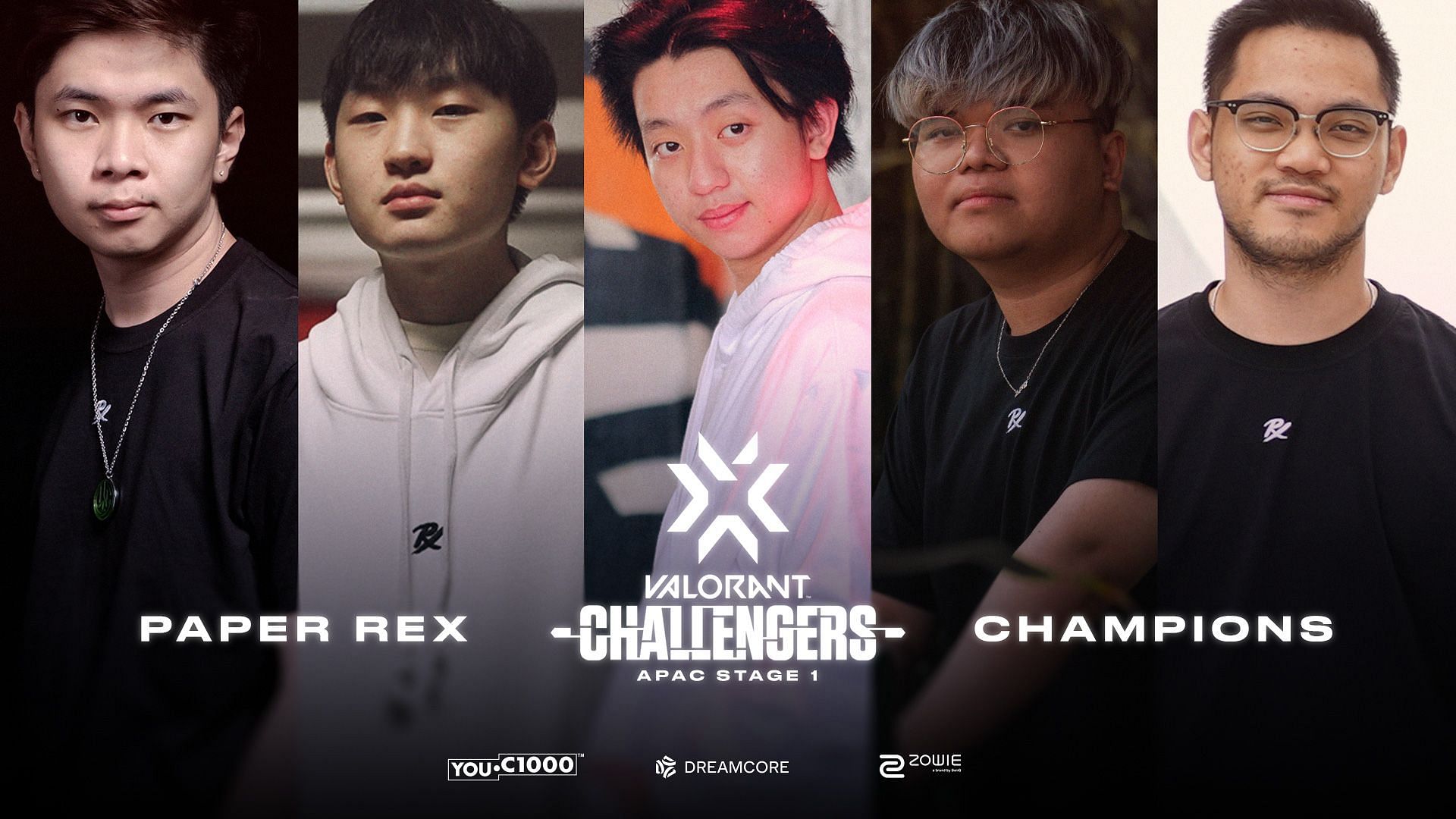 Paper Rex is the VCT APAC Stage-1 Challengers&#039; champion (Image via Twitter/ Paper Rex)
