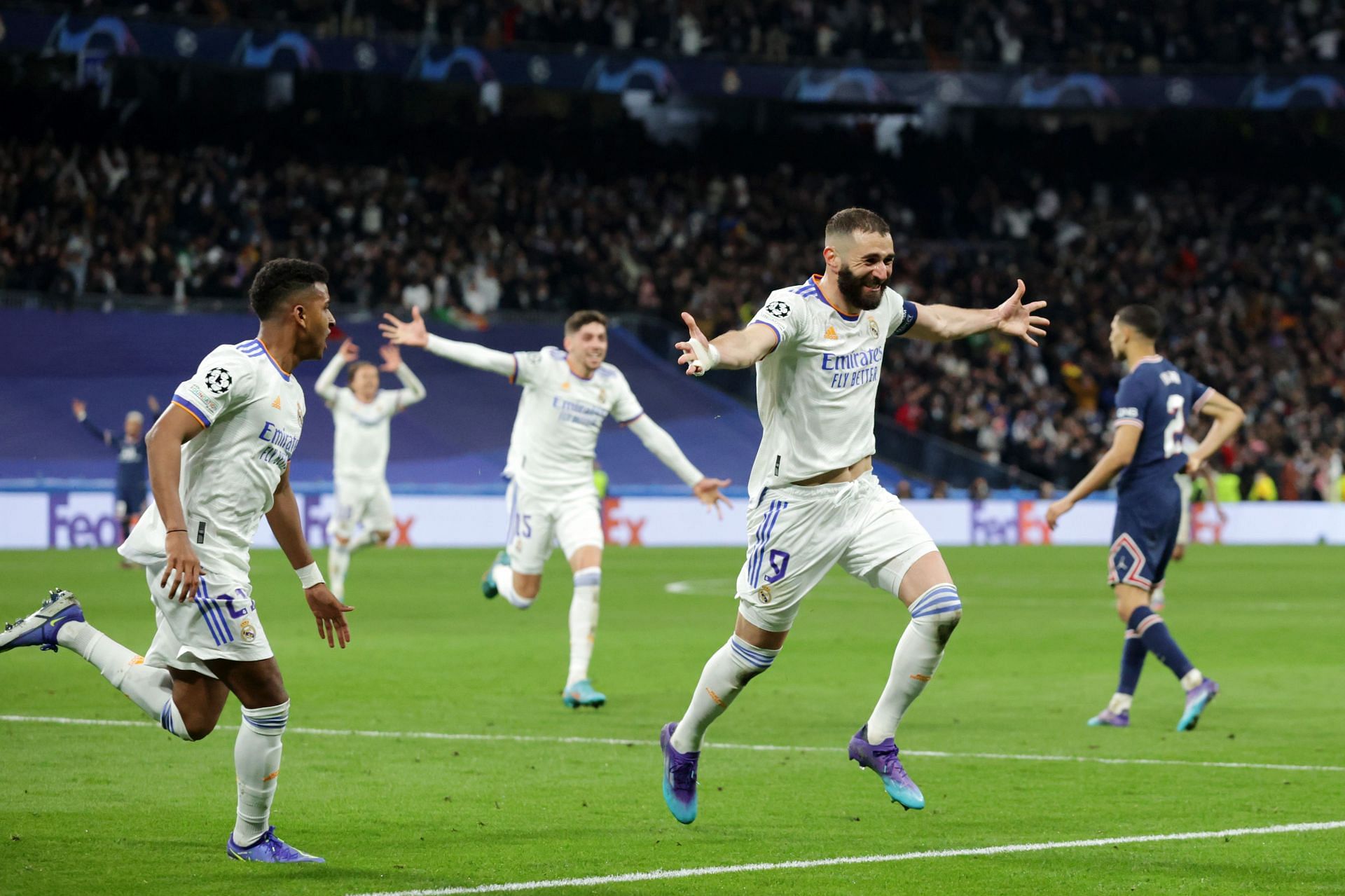 UEFA Champions League 2021-22: Karim Benzema Hat-Trick